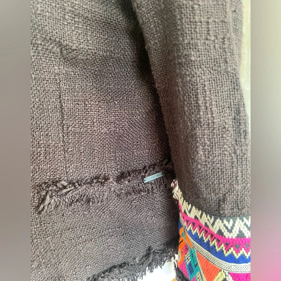 Billabong Women’s Lou Cropped Embroidered Jacket Blazer - Picture 6 of 7